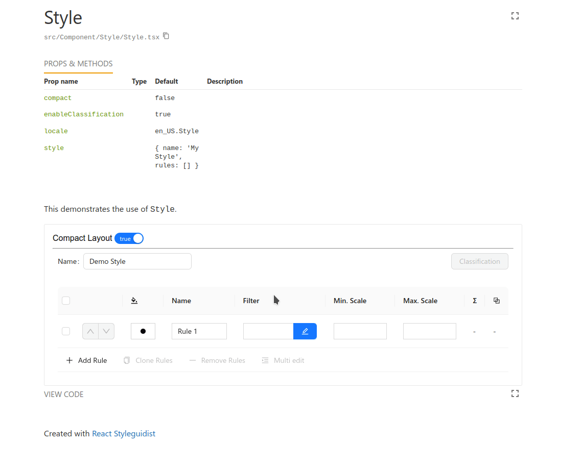 GeoStyler UI Modal Example