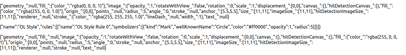 Read and written OpenLayers style